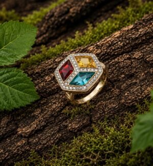 Bague vitraux