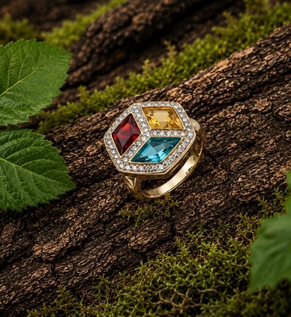 Bague vitraux